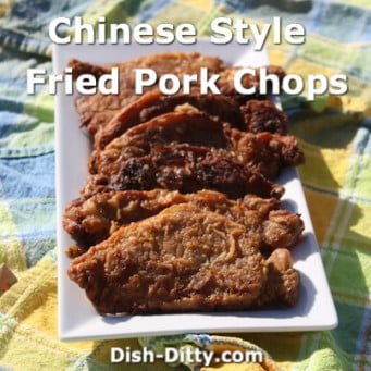 deep fried pork chops recipe chinese