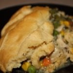 Served Chicken Pot Pie