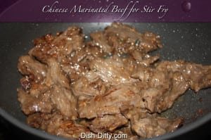 Chinese Marinated Beef for Stir Fry
