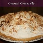 Coconut Cream Pie by Dish Ditty