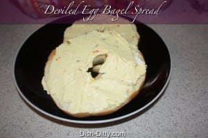 Deviled Egg Bagel Spread