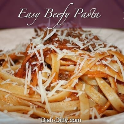 Easy Beefy Pasta