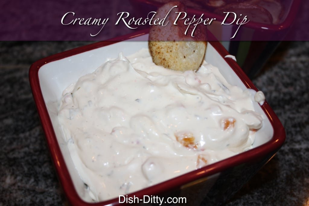 Creamy Roasted Pepper Dip