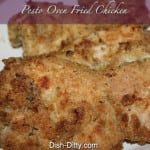 Pesto Oven Fried Chicken by Dish Ditty