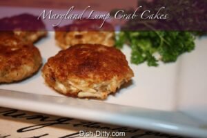 Grandma's Maryland Style Lump Crab Cakes by Dish Ditty