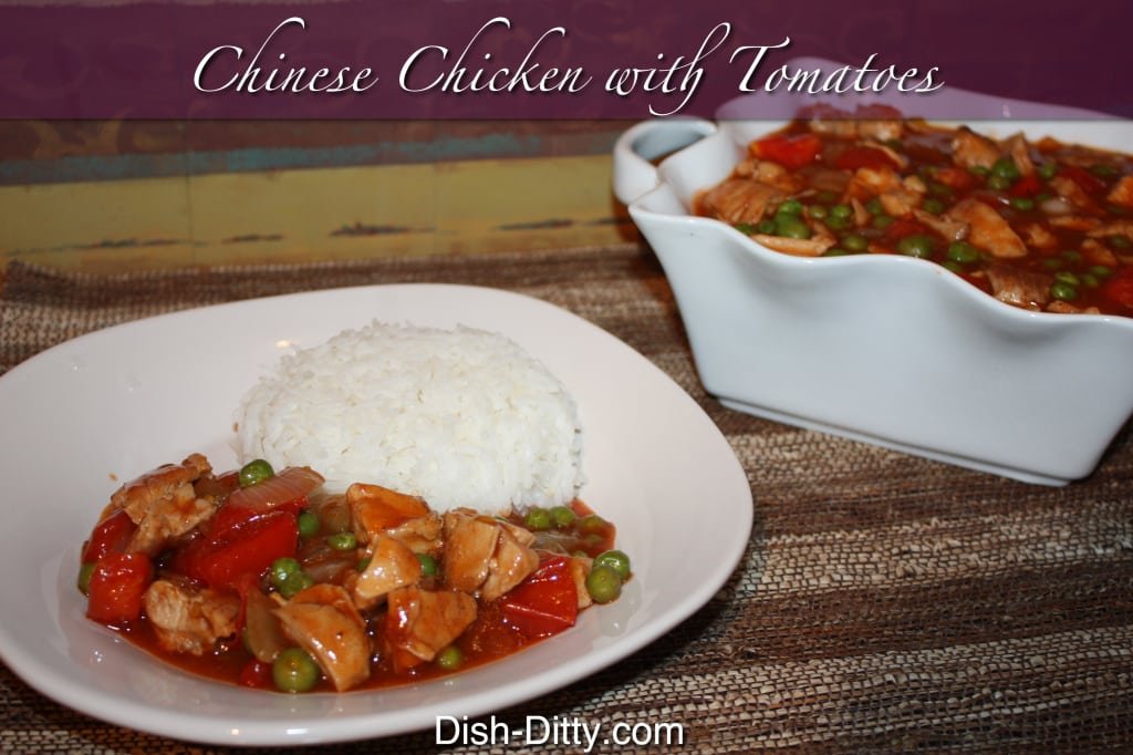 Chinese Chicken with Tomatoes by Dish Ditty