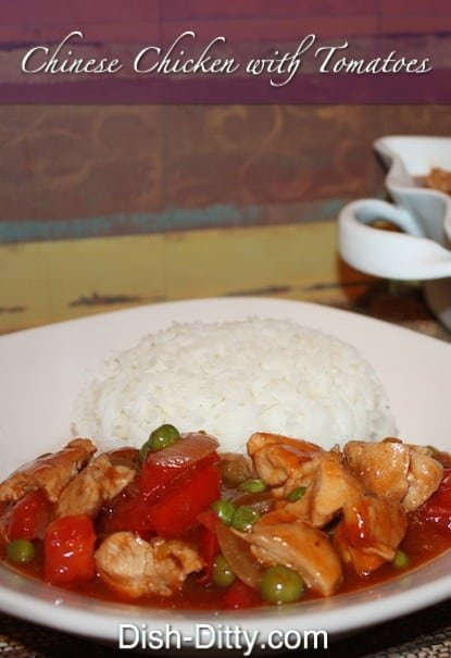 Chinese Chicken & Tomatoes Recipe - Dish Ditty