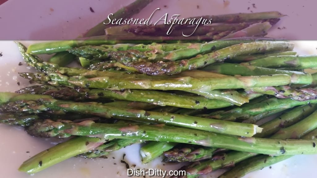 Seasoned Asparagus by Dish Ditty