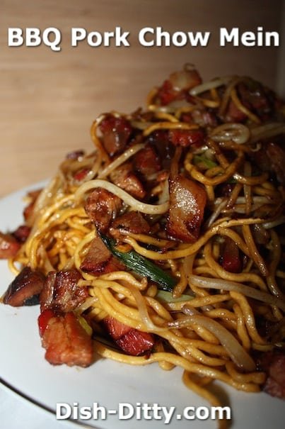 BBQ Pork Chow Mein by Dish Ditty