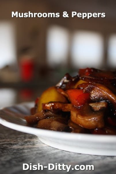 Chinese Mushrooms & Peppers by Dish Ditty