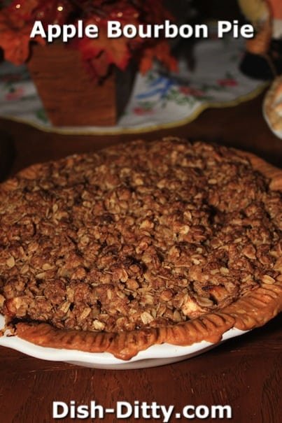 Apple Bourbon Pie by Dish Ditty Recipes