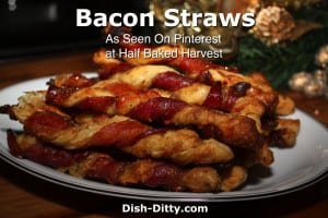 Bacon Straws at Dish Ditty Recipes