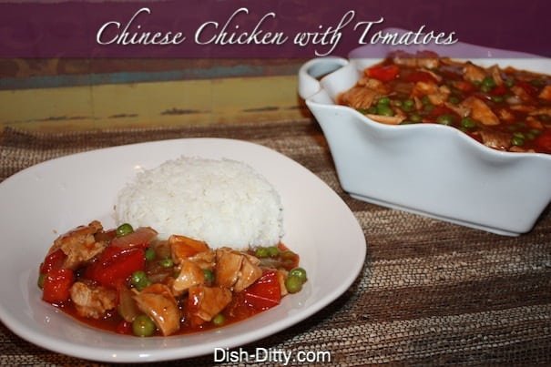 Chinese Chicken with Tomatoes by Dish Ditty Recipes