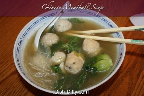 Chinese Meatball Soup by Dish Ditty Recipes