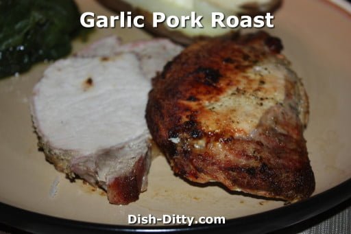 Garlic Pork Roast Recipe - Dish Ditty