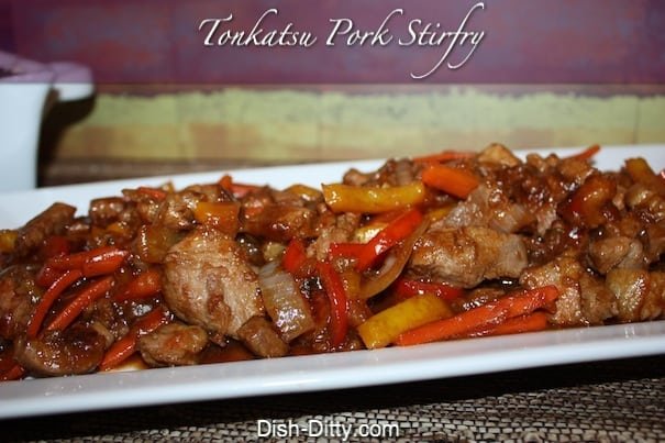 Tonkatsu Pork Stirfry by Dish Ditty Recipes