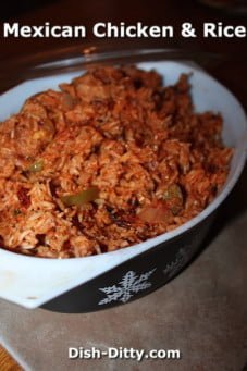 Mexican Chicken & Rice Recipe - Dish Ditty