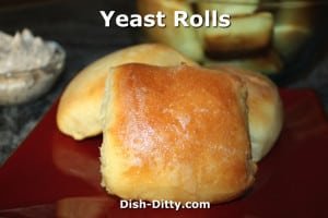 Yeast Rolls with Honey Cinnamon Butter Recipe