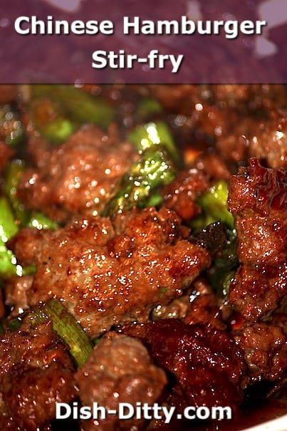 Chinese Hamburger Stir-Fry by Dish Ditty Recipes