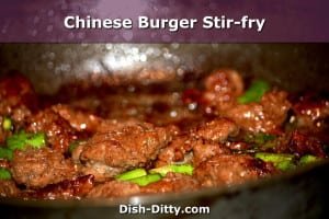 Chinese Hamburger Stir-Fry by Dish Ditty Recipes