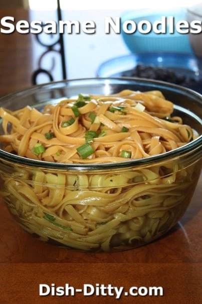 Sesame Noodles by Dish Ditty Recipes