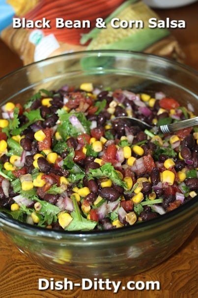 Black Bean & Corn Salsa Recipe - Dish Ditty