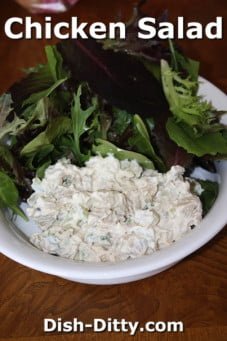 Chicken Salad Recipe - Dish Ditty