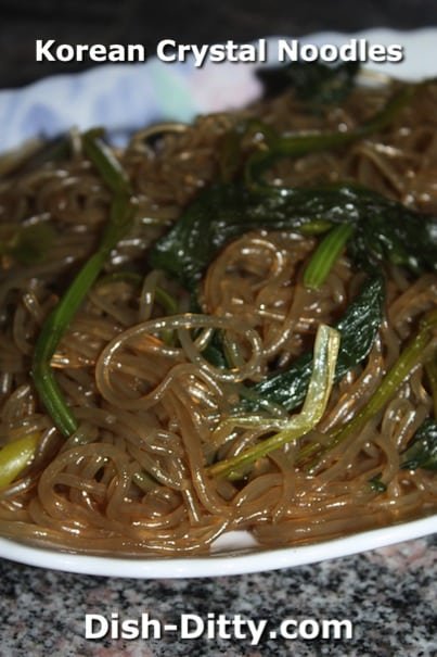 Korean Crystal Noodles by Dish Ditty Recipes