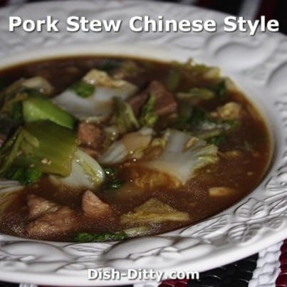 Pork Stew Chinese Style
