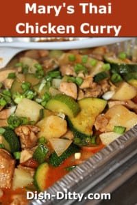 Mary's Thai Chicken Curry by Dish Ditty Recipes