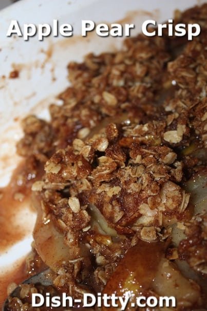 Apple Pear Crisp by Dish Ditty Recipes