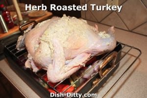 Herb Roasted Turkey by Dish Ditty Recipes