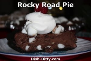 Rocky Road Pudding Pie by Dish Ditty Recipes