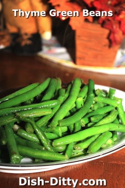Thyme Green Beans by Dish Ditty Recipes