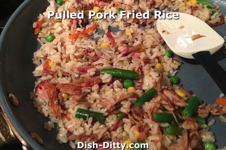 Pulled Pork Fried Rice Recipe Dish Ditty