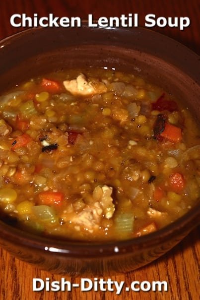 Chicken Lentil Soup Recipe by Dish Ditty Recipes