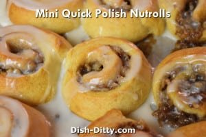 Mini Quick Polish Nutrolls by Dish Ditty Recipes