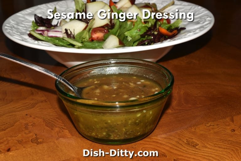 Sesame Ginger Dressing Recipe by Dish Ditty Recipes