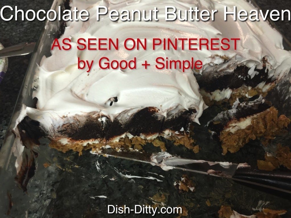 Chocolate Peanut Butter Heaven As Seen on Pinterest