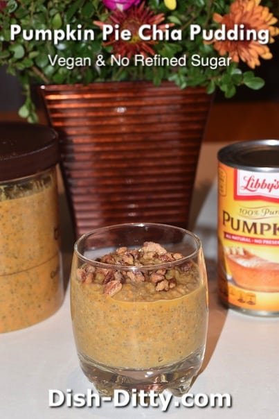 Pumpkin Pie Chia Pudding Recipe by Dish Ditty Recipes