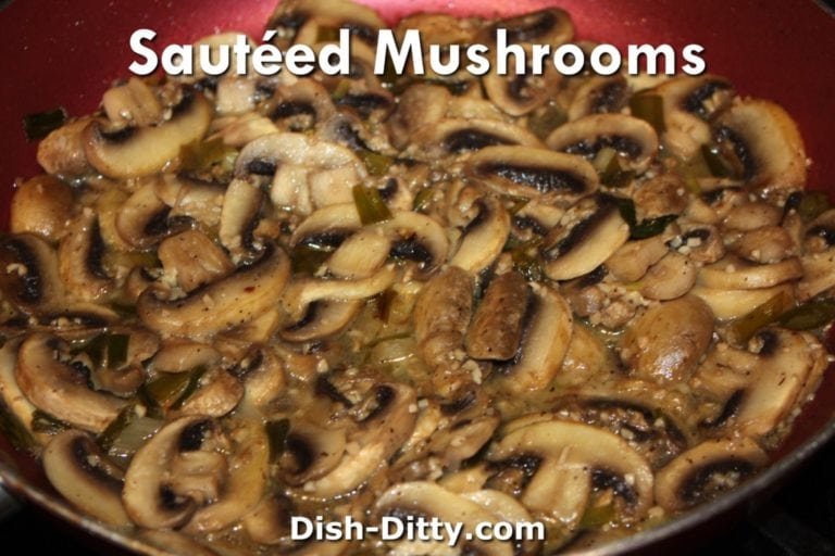 Sautéed Mushrooms Recipe by Dish Ditty Recipes