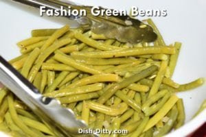 Fashion Green Beans Recipe by Dish Ditty Recipes
