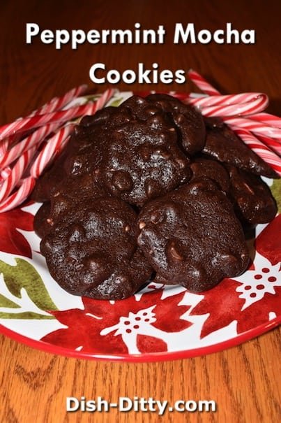 Peppermint Mocha Cookies Recipe by Dish Ditty Recipe