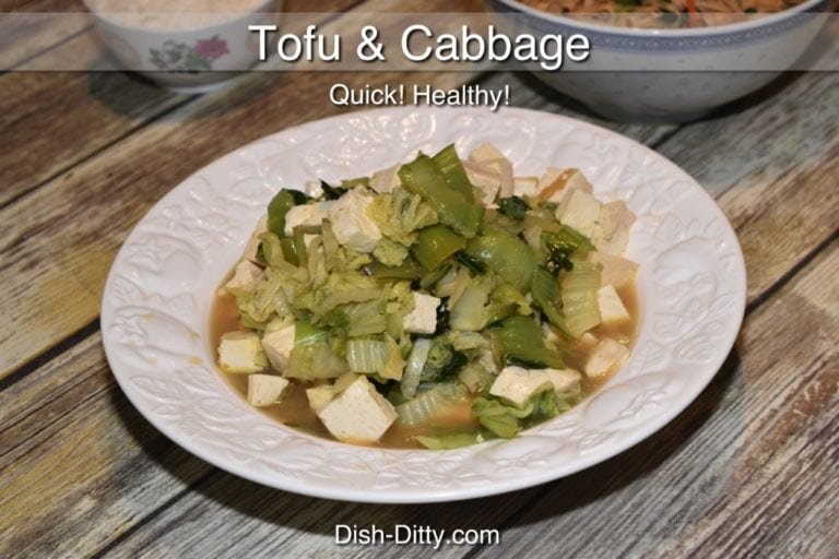 Quick Tofu & Cabbage Stir Fry Recipe by Dish Ditty Recipes