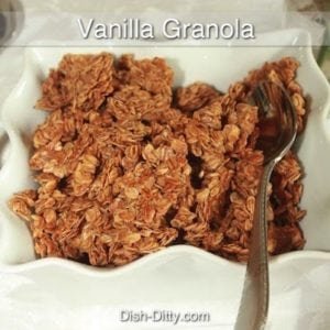 Vanilla Granola Recipe by Dish Ditty Recipes
