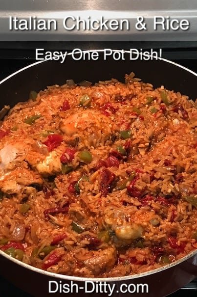 Italian Chicken & Rice Recipe by Dish Ditty Recipes