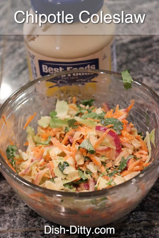 Chipotle Coleslaw Recipe by Dish Ditty Recipes