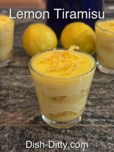 Lemon Tiramisu Recipe